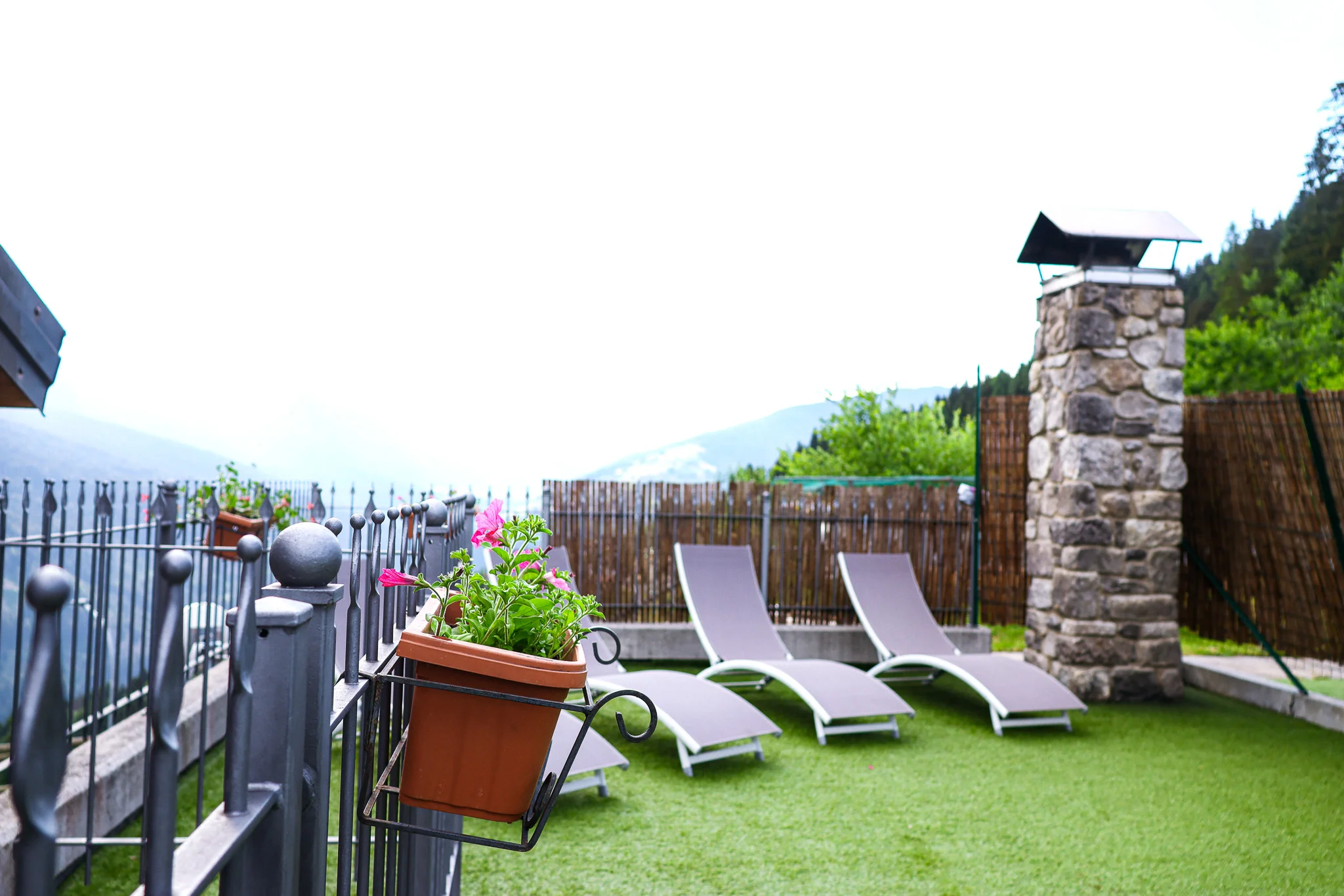 Locanda La Baita — la terrazza
