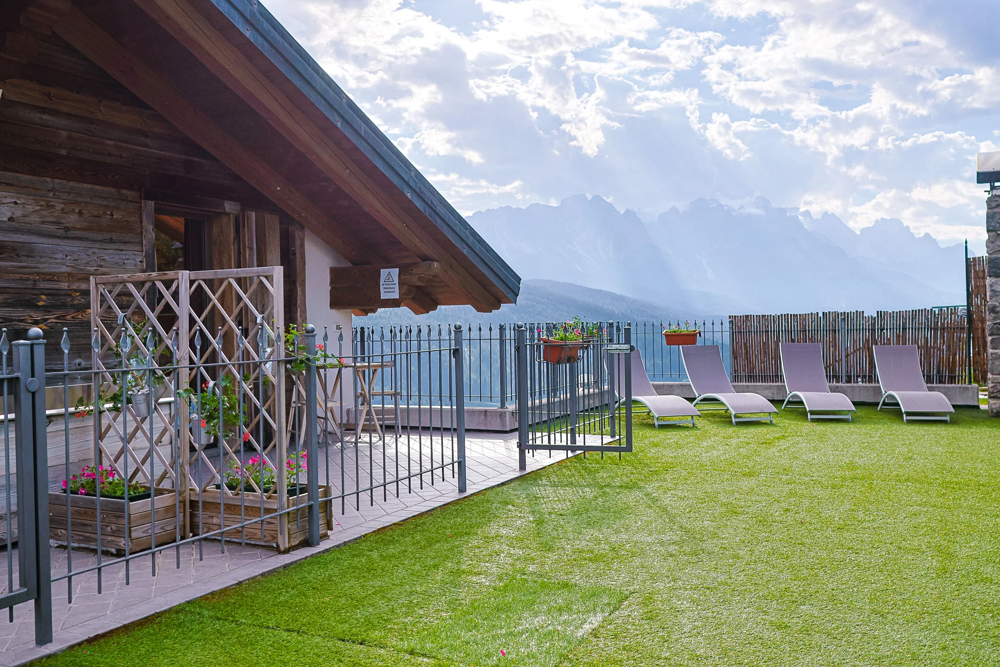Locanda La Baita — la terrazza